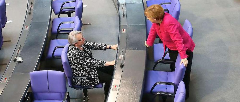 Die frühere Bundesministerin für Bildung, Annette Schavan (links).