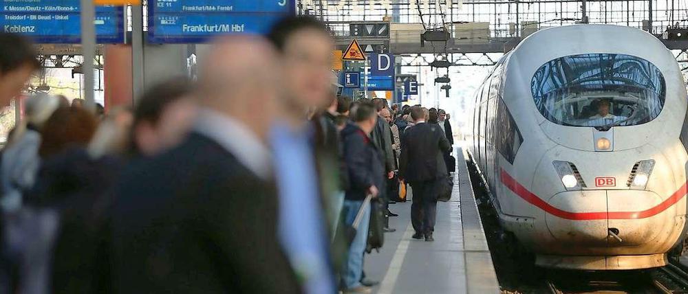 Reisen mit dem Zug ist angenehm, meinen viele Kunden.