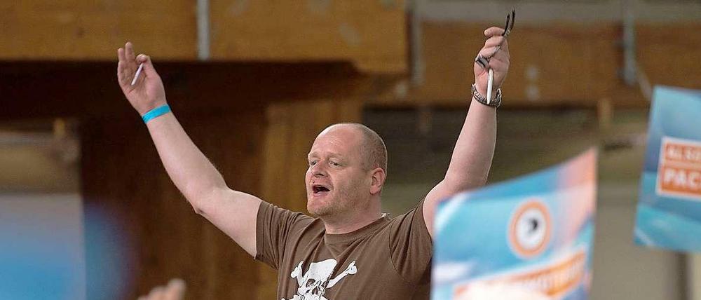Bernd Schlömer, der Bundesvorsitzende der Piratenpartei.