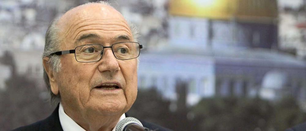Wo eine Idee ist, ist auch ein Weg: Josef Blatter.