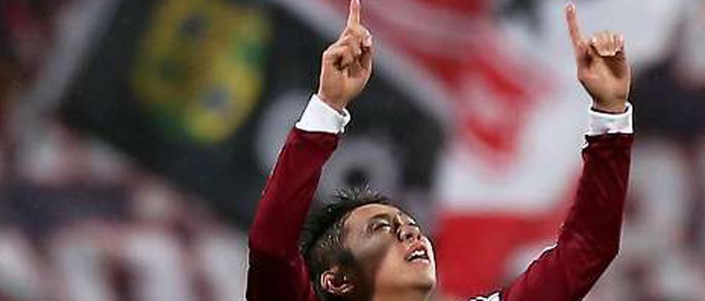 Mit dem Club nach oben. Hiroshi Kiyotake zählt zu Nürnbergs Hoffnungsträgern.