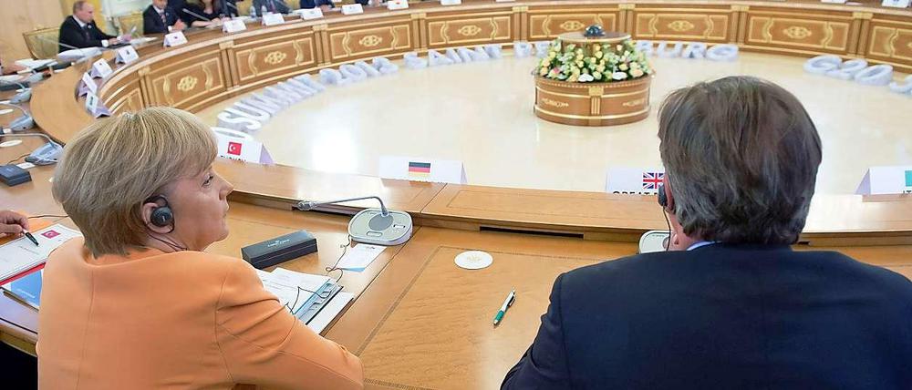 Die Teilnehmer beim G-20-Gipfel.