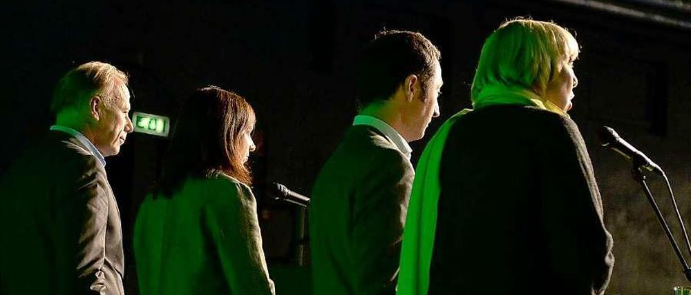 Jürgen Trittin, Karin Göring Eckardt, Cem Özdemir und Claudia Roth