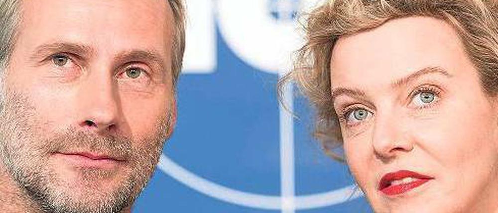 Frankfurter Fahnder. Wolfram Koch und Margarita Broich ermitteln im „Tatort“ am Main. Foto: dpa