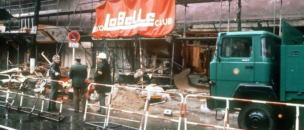 Anschlag auf die Diskothek "La Belle" in West-Berlin am 5. April 1986.