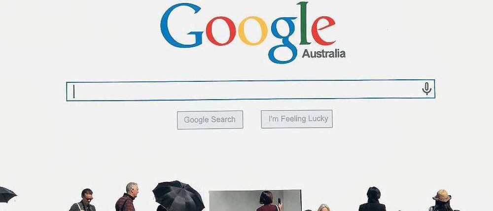 Vorwärts in den digitalen Schlund. Eine „Google-Geisterbahn“ bei der Biennale von Sydney.