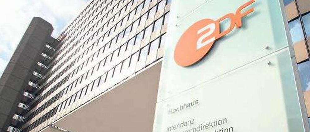 Arbeitsplatz. Das Verwaltungsgebäude des ZDF auf dem Mainzer Lerchenberg. F.: imago