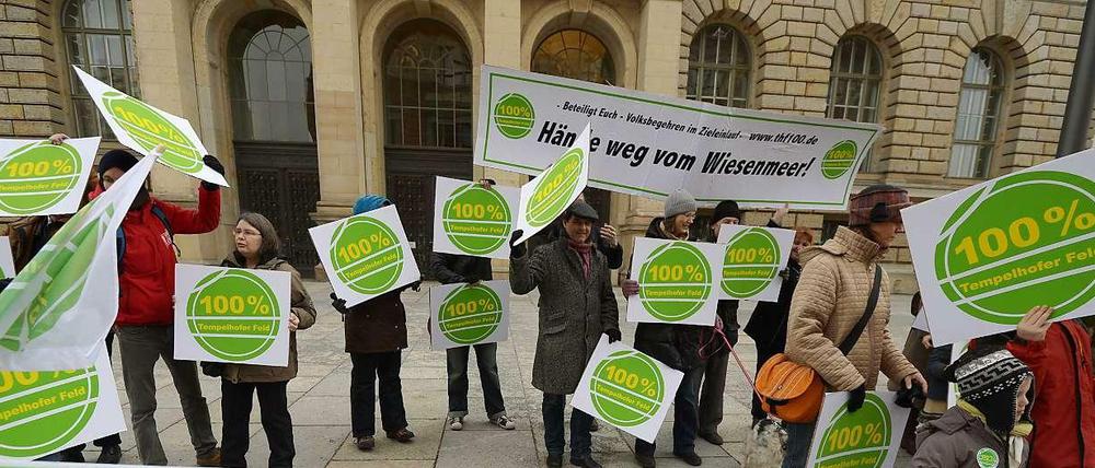 Bald ist Zieleinlauf beim Volksentscheid.
