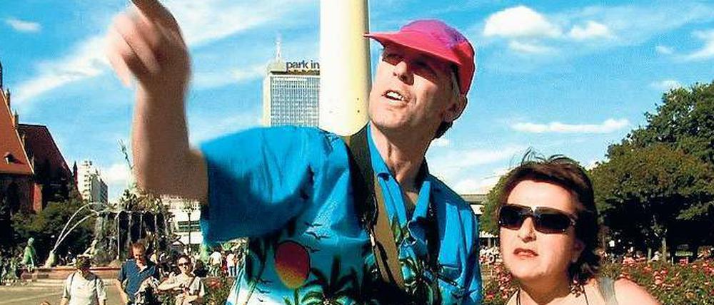 Der Neuköllner Christian gibt im Film den Stadtführer für Touristen.