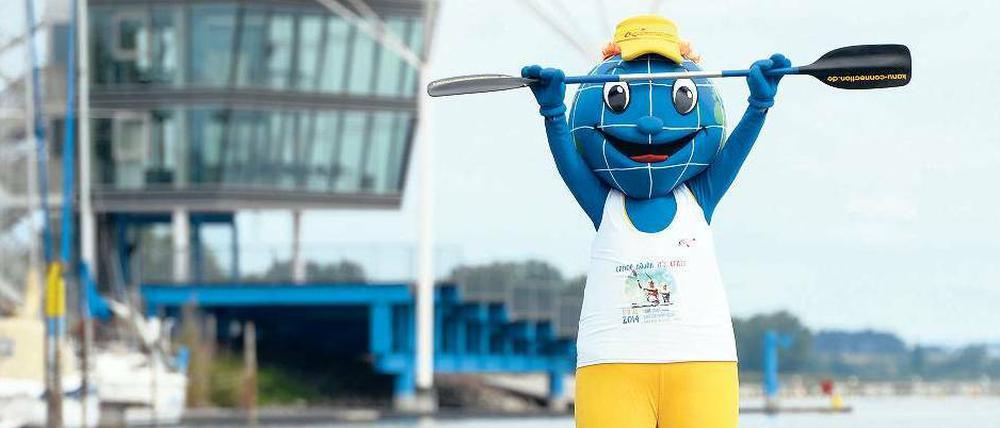 Dürfen wir vorstellen? Betzi, das Maskottchen der Kanu-Europameisterschaft 2014 in Brandenburg/Havel. Auf dem dortigen Beetzsee könnten auch Wassersportwettbewerbe der Olympischen Spiele ausgetragen werden.