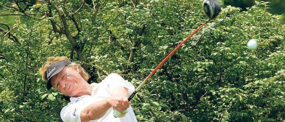 Gut in Schwung. Bernhard Langer gewann am vergangenen Wochenende die Senior British Open mit einem Rekordvorsprung von 13 Schlägen.