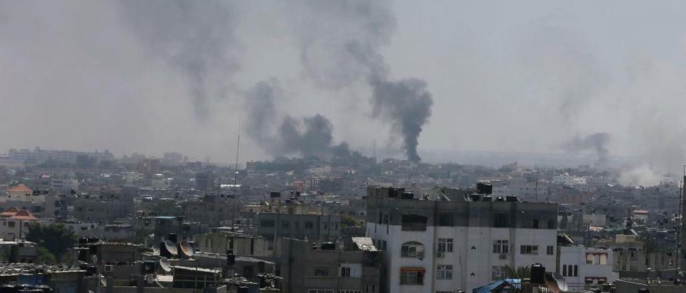 Rafah im Bombenhagel.