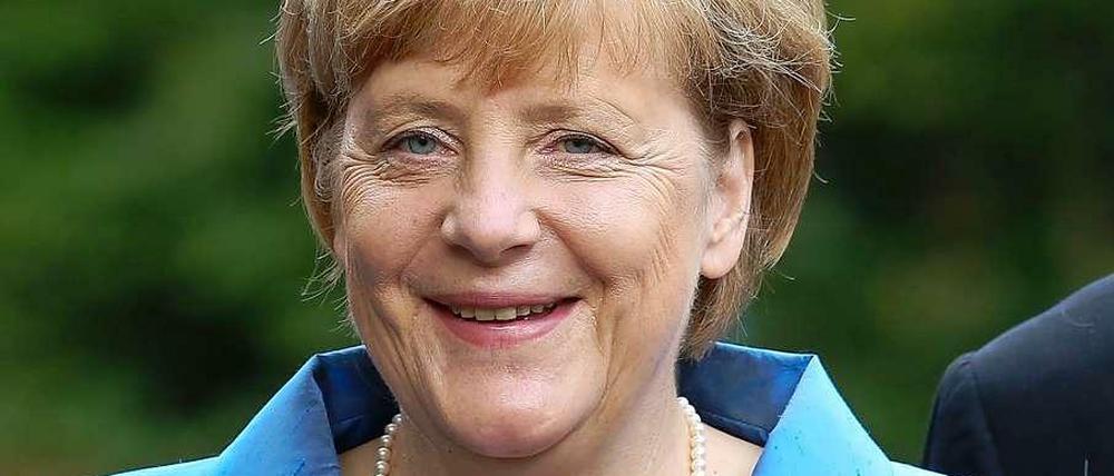 Ice Bucket Challenge? Bundeskanzlerin Angela Merkel hält sich bedeckt.