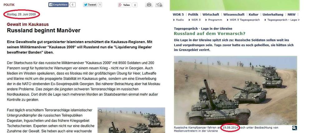 Fünf Jahre später dasselbe Foto - Kritiker sprechen von einem "billigen Propagandatrick"