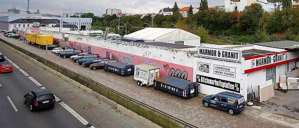 Bestandsschutz. Auf dem Gelände an der Stadtautobahn hinter dem Bauhaus-Markt dürfen sich keine Supermärkte ansiedeln.