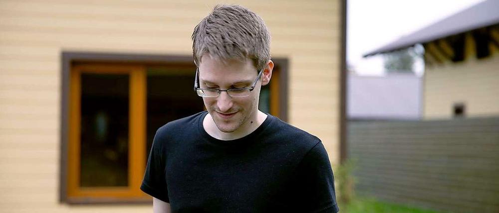 Edward Snowden in einer Szene des Dokumentarfilms "Citizenfour".