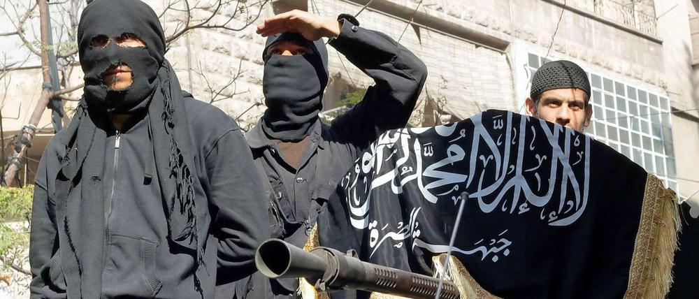 Kämpfer der islamistischen Al-Nusra-Front in Aleppo.