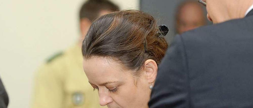 Beate Zschäpe beim NSU-Prozess in München