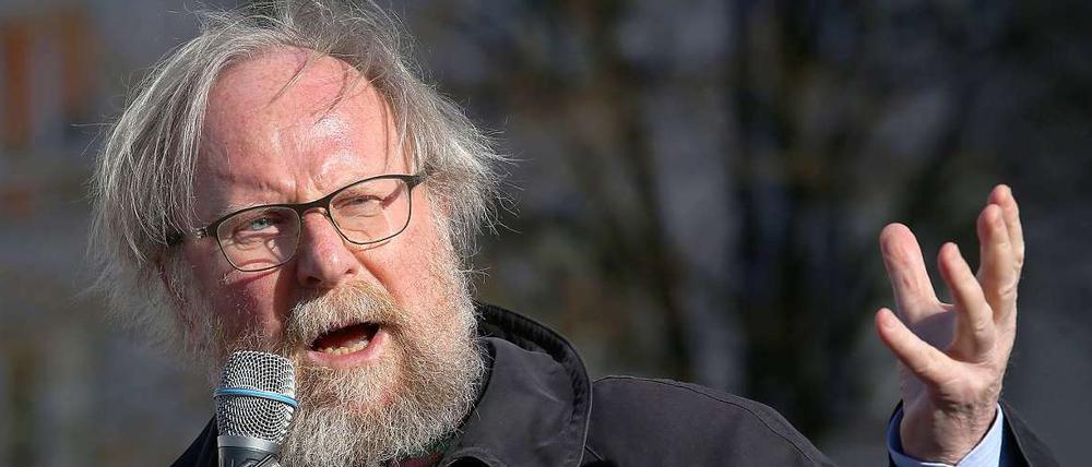 Der ehemalige Bundestagspräsident Wolfgang Thierse - hier bei einem Auftritt dieser Tage in Rostock.