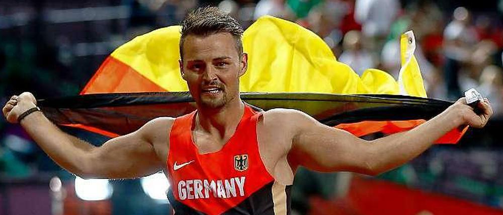 Heinrich Popow,31, gewann bei den Paralympics 2012 in London die Goldmedaille über 100 Meter.