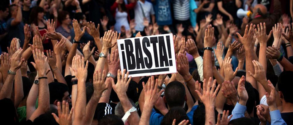 Von wegen Basta. In Spanien hat die Protestbewegung die Politik verändert.
