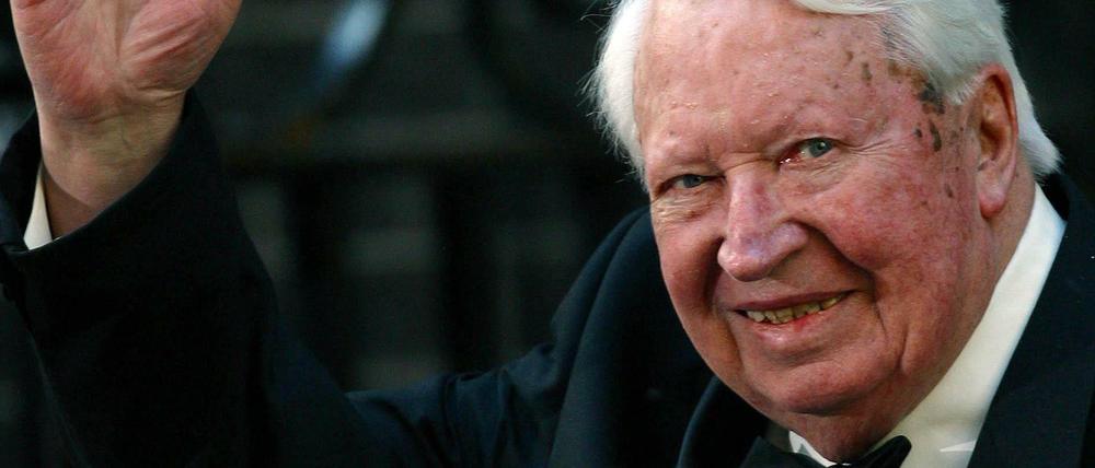Edward Heath, ehemaliger Premierminister von Großbritannien.
