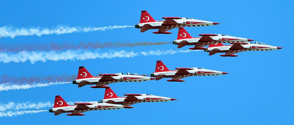 Am Wochenende griff die Türkei IS-Stellungen an.