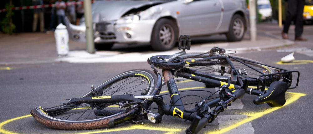 Der Unfallgegner Auto ist für Radfahrer in Deutschland die größte Gefahr.