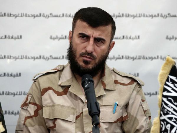 Sahran Allusch, Chef der Miliz Dschaisch al-Islam, soll bei einem russischen Luftangriff getötet worden sein.