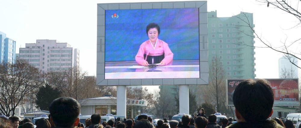 Ri Chun Hui verkündet Wasserstoffbombentest.