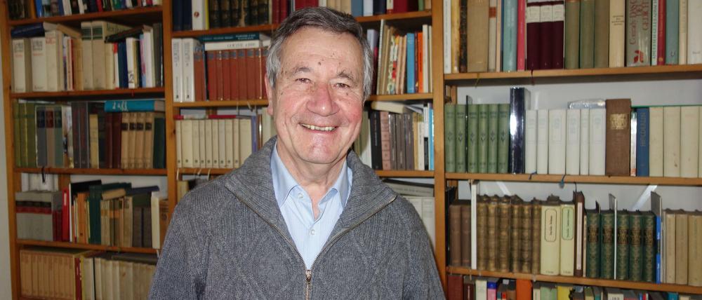 Helmut Kerch, Sprecher vom "Ökomenischen Willkommensbündnis Wannsee" (ÖWW) und pensionierter Jurist.