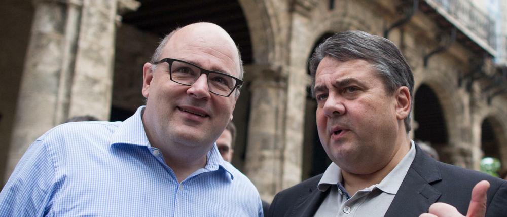 Prominenter Wechsler. Ex-Staatssekretär Steffen Kampeter, hier mit Bundeswirtschaftsminister Sigmar Gabriel in Kuba.