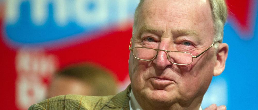 Der stellvertretende Bundesvorsitzende der Partei Alternative für Deutschland (AfD), Alexander Gauland