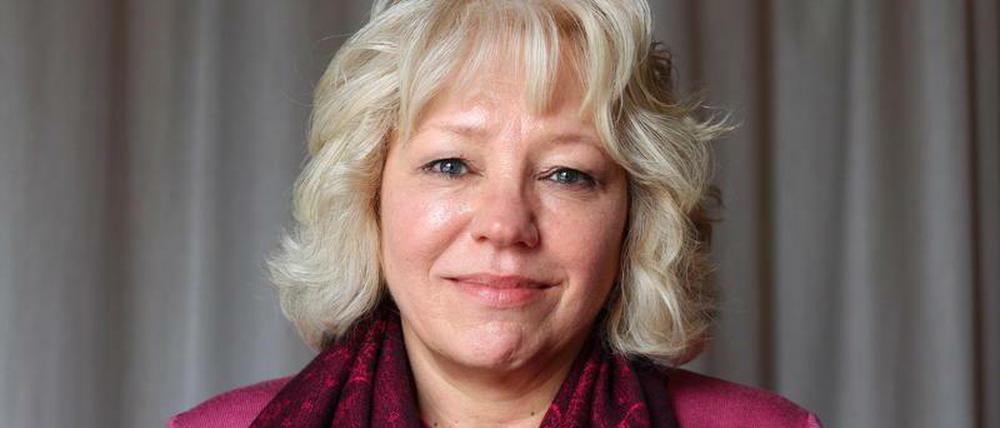 Debra Milke beim Interview in Berlin.