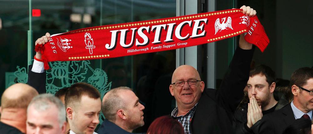 Sieg vor Gericht. Für die Hinterbliebenen der Hillsborough-Opfer ist das Urteil eine späte Genugtuung.