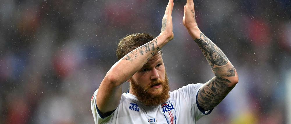 Es heißt jetzt Abschiednehmen. Auch für Islands Aron Gunnarsson.