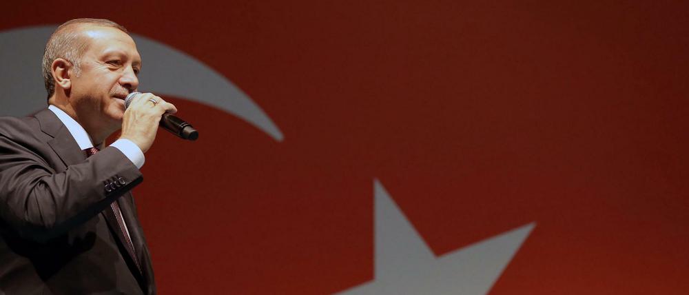 Präsident Recep Tayyip Erdogan nach dem Putschversuch.