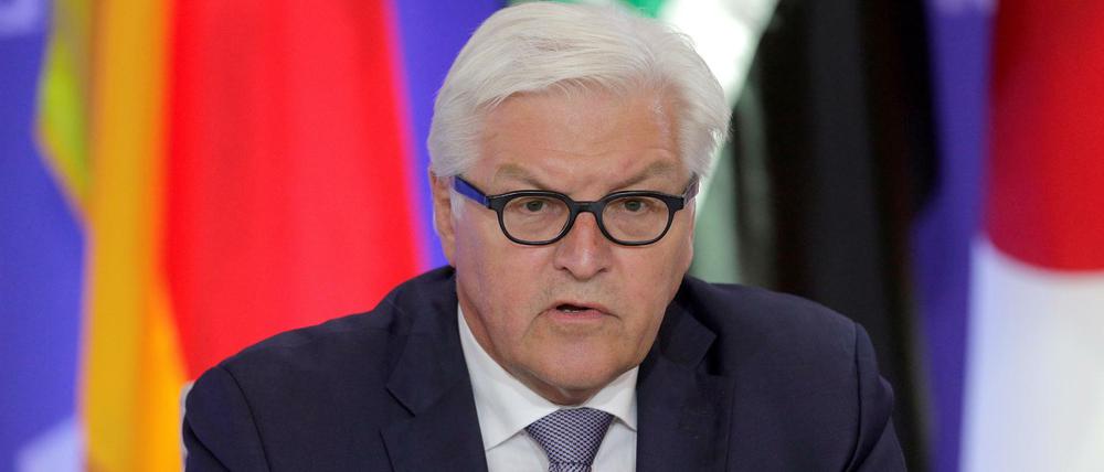 Außenminister Frank-Walter Steinmeier.