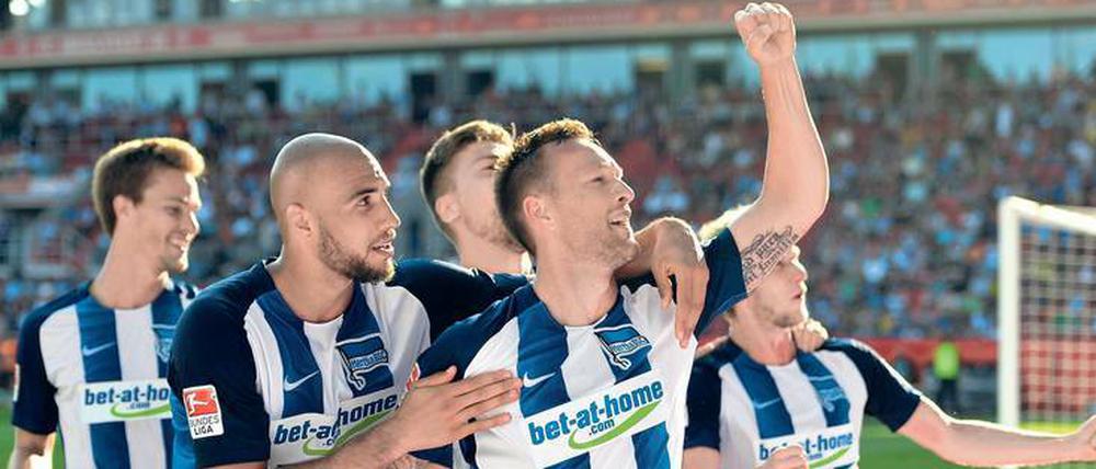 Verlässliches Faustpfand. Wie schon gegen Freiburg traf Julian Schieber auch in Ingolstadt kurz nach seiner Einwechslung.