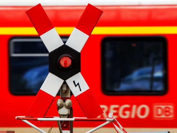 Ein Regionalzug der Deutschen Bahn.
