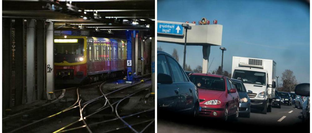 Probleme gab es am Morgen sowohl im Nord-Süd-Tunnel als auch den Autobahnen.