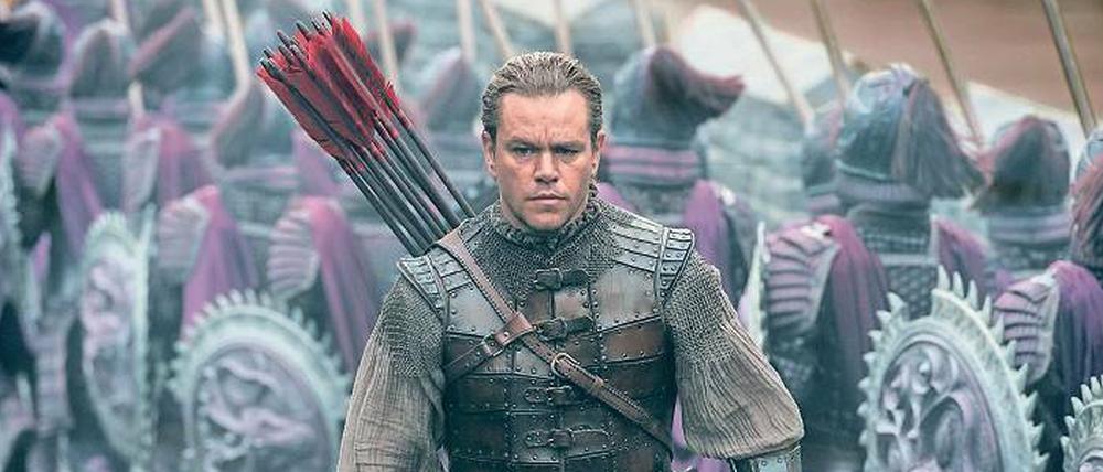 Völkerverständigung. Zhang Yimou schickt Matt Damon an die Front.