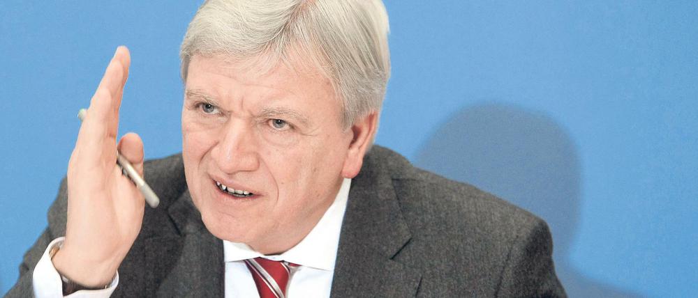 Der hessische Ministerpräsident Volker Bouffier (CDU).