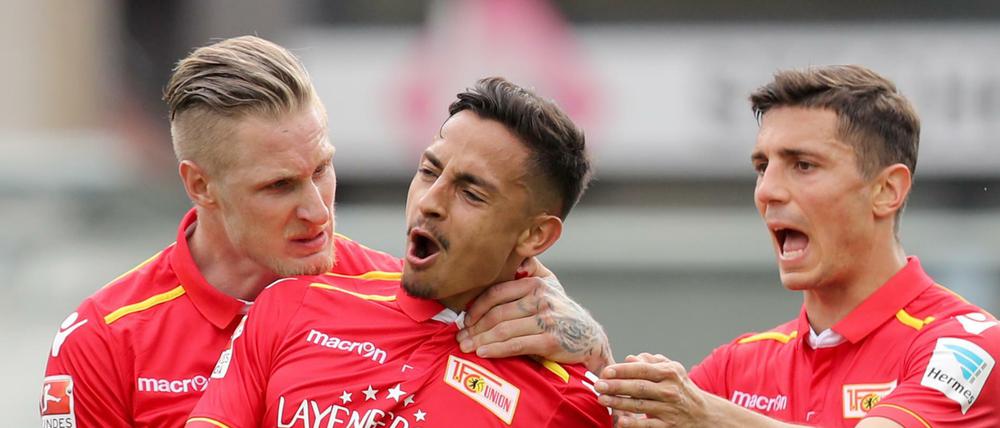 Kenny Prince Redondo und Sebastian Polter erzielten die letzten beiden Tore der Saison für den 1. FC Union.