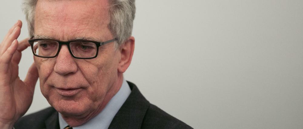 Bundesinnenminister Thomas de Maizière (CDU)