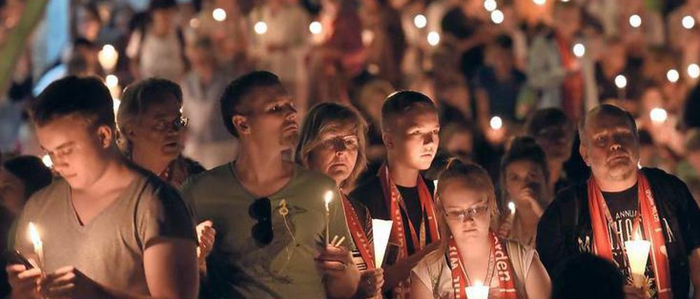 Auch in Berlin (hier ein Bild vom letzten Kirchentag in Stuttgart) sollen wieder viele Kerzen und Augen strahlen.