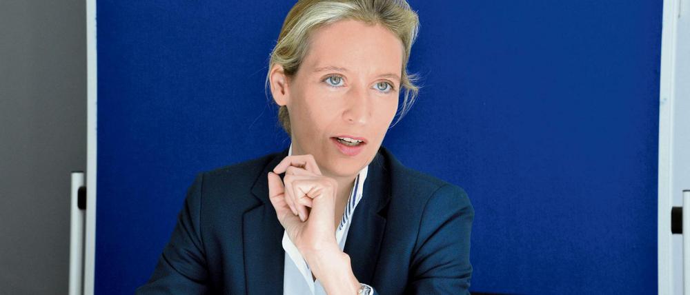 Alice Weidel, Spitzenkandidatin der AfD.