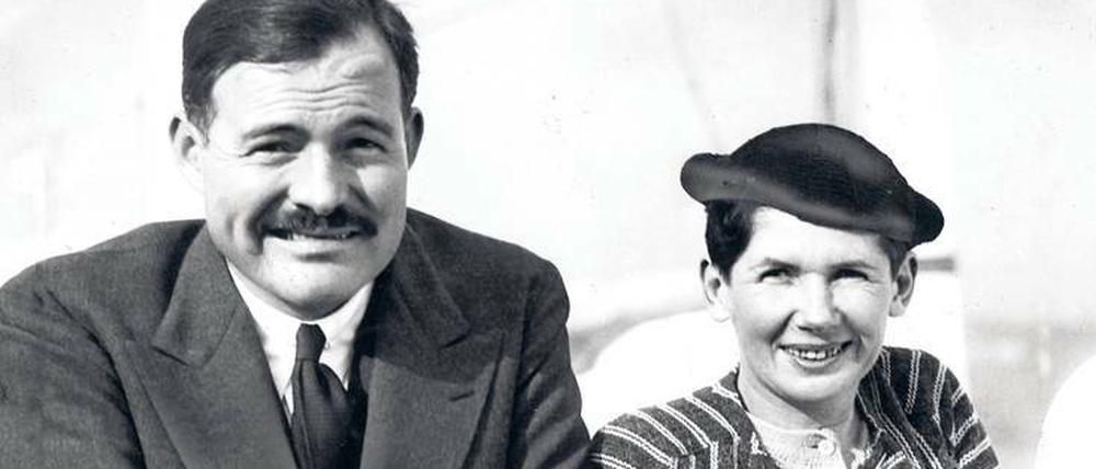 Literatur und Glamour. Hemingway mit seiner zweiten Frau Pauline.
