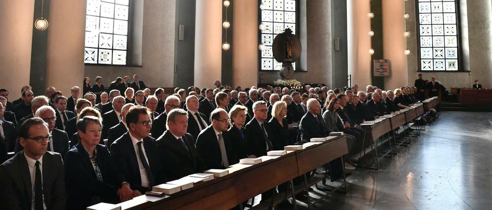 Totenmesse für Helmut Kohl in der Berliner St. Hedwigs-Kathedrale.