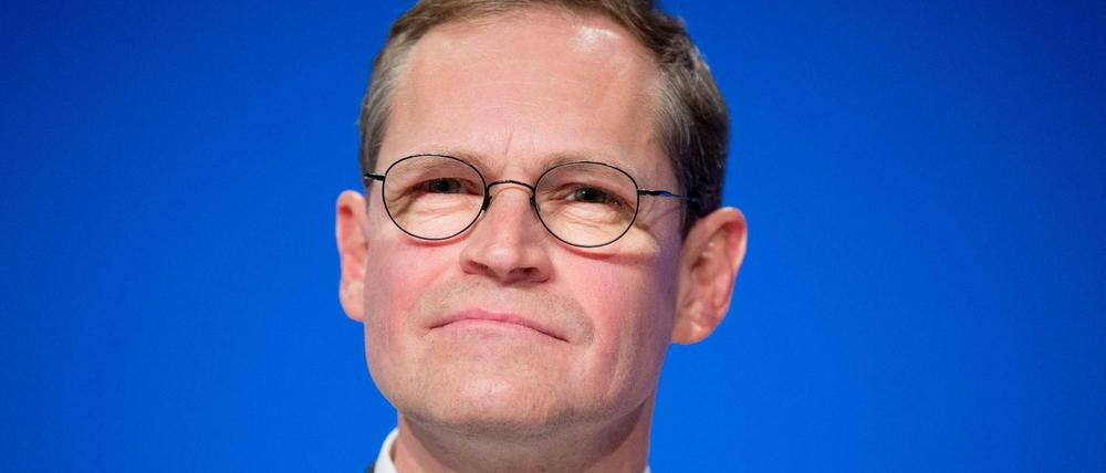 Berlins Regierender Bürgermeister Michael Müller im April 2016 beim SPD-Landesparteitag.